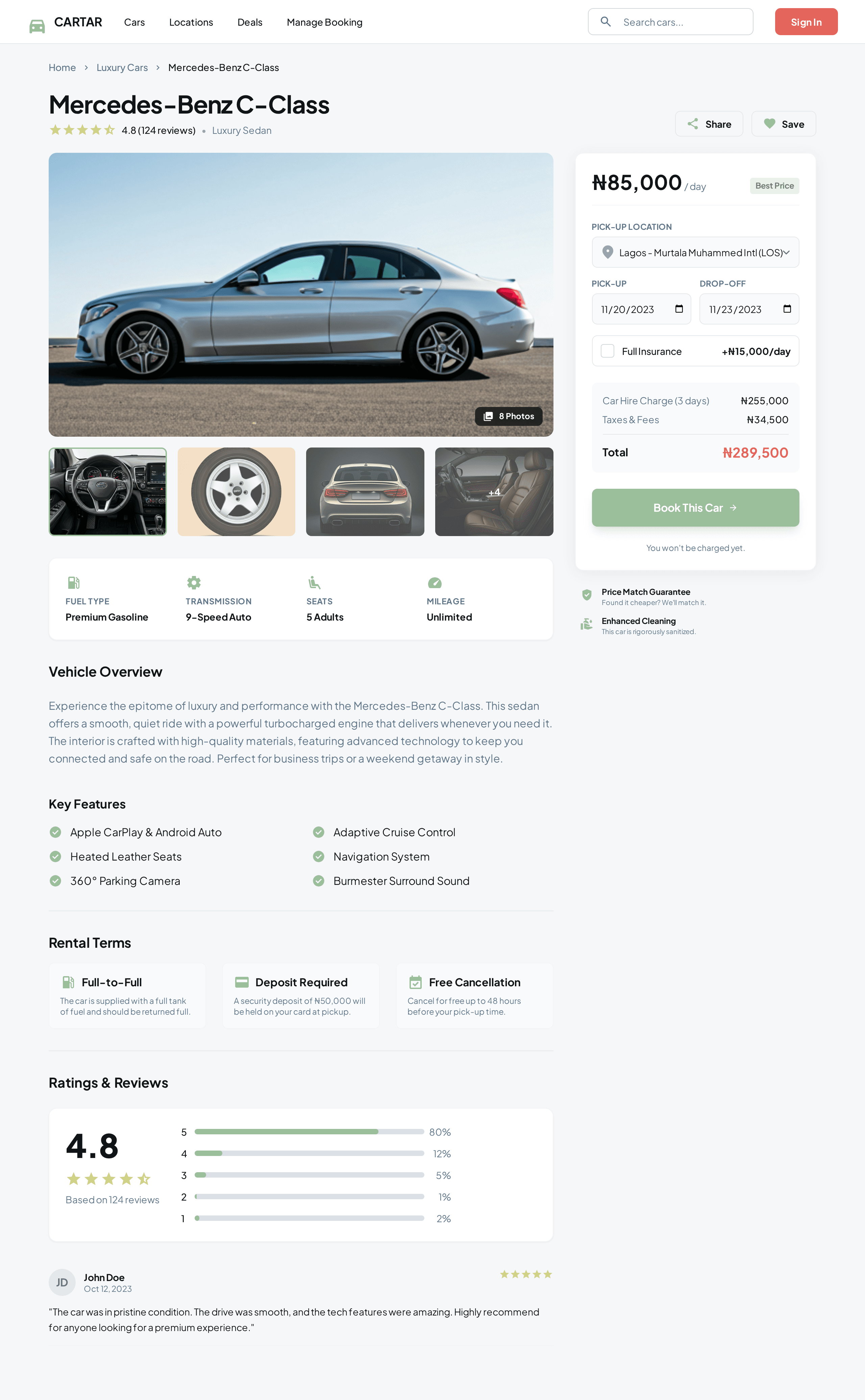Cartar Fleet & Dealership Management System